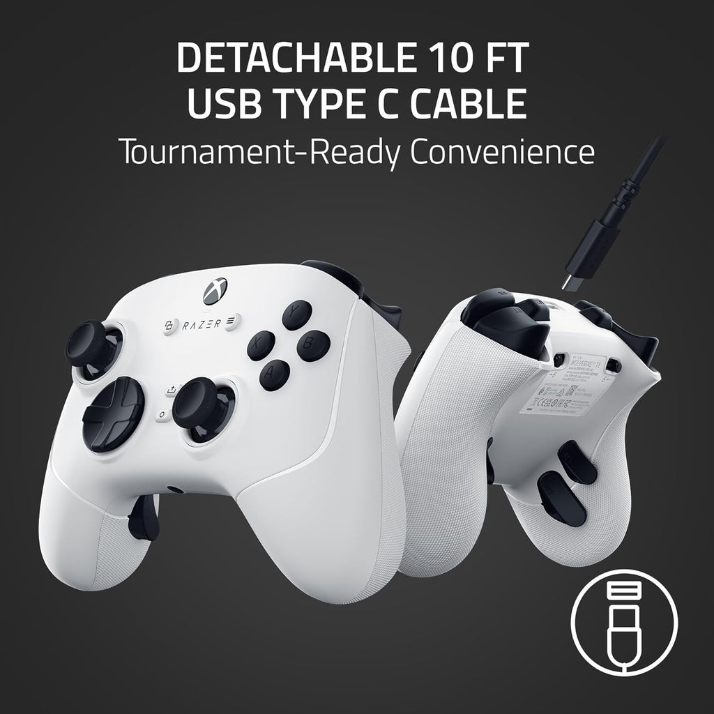 Razer Wolverine V3 Tournament Ed. for Xbox X|S & PC -  White