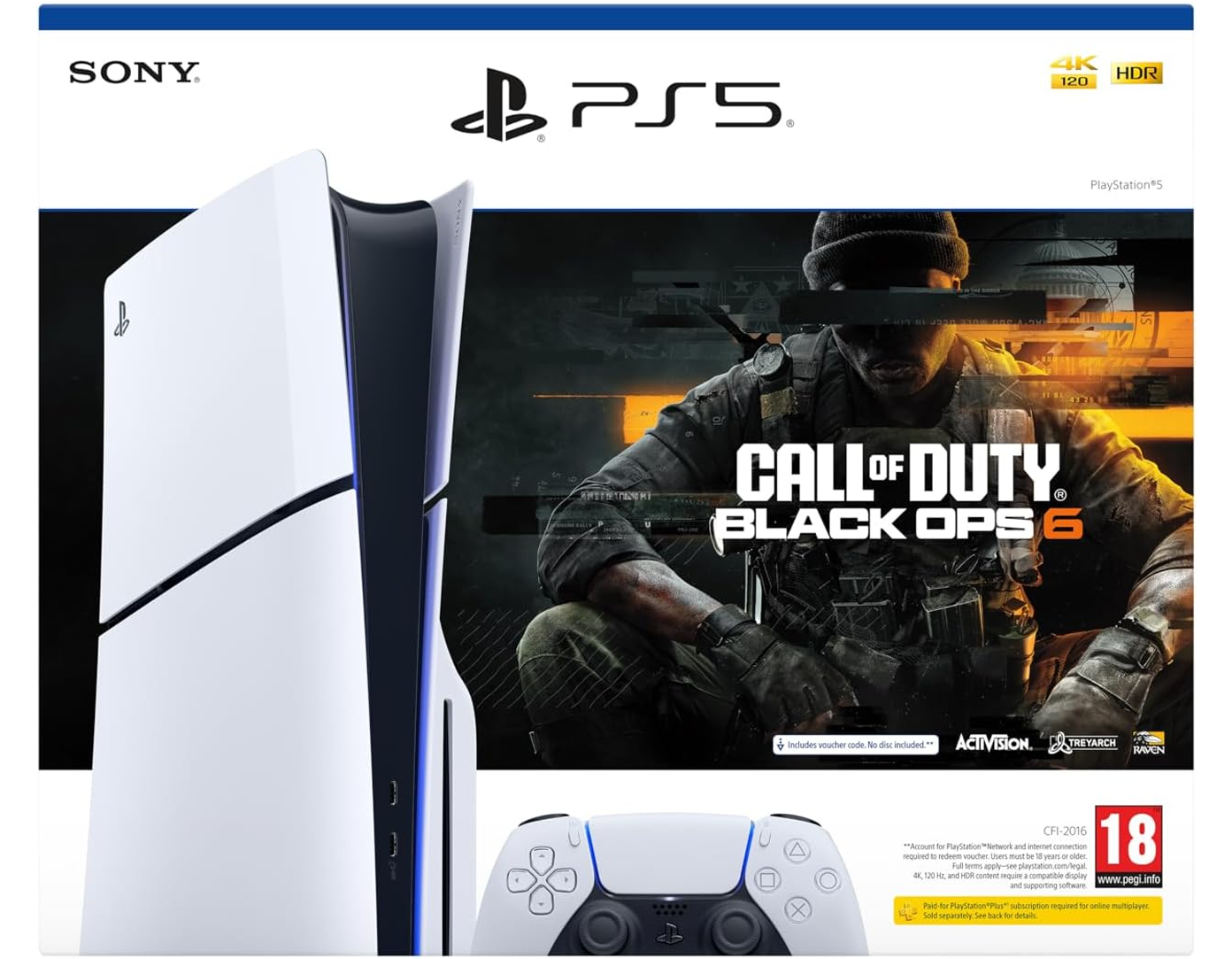 PlayStation®5 Console - 1TB - Call of Duty: Black Ops 6 Bundle