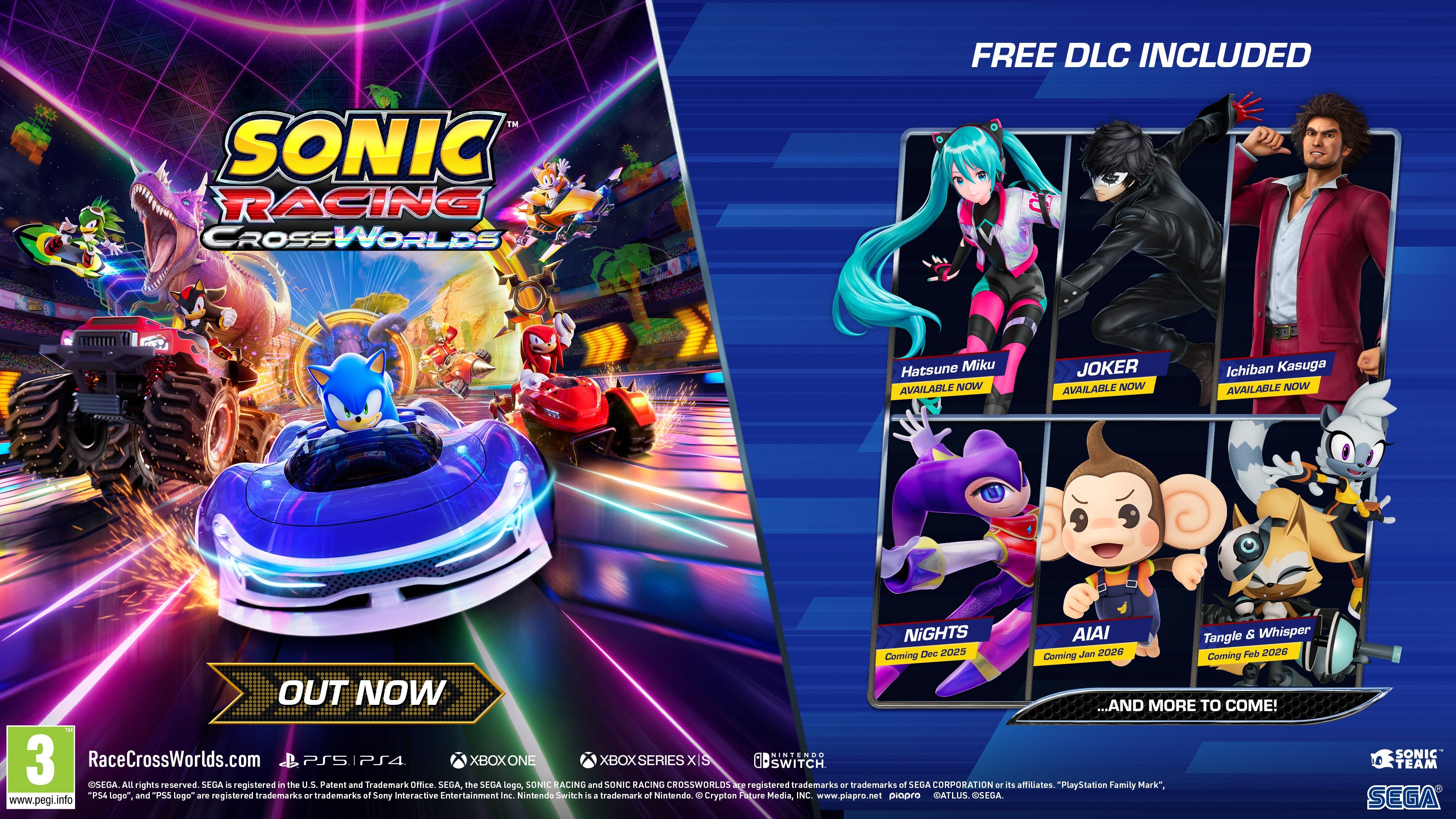 Sonic Racing: CrossWorlds (PS5)