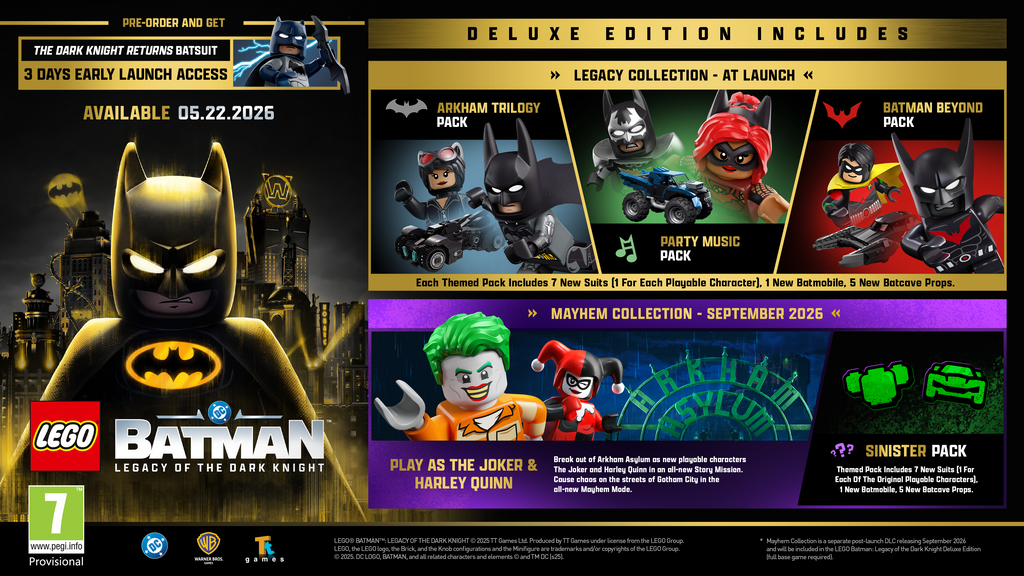 Lego Batman: Legacy of The Dark Knight Deluxe Edition (PS5)