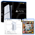 PlayStation 5 Console Digital Edition with Disc Drive and Grand Theft Auto V (PS5)