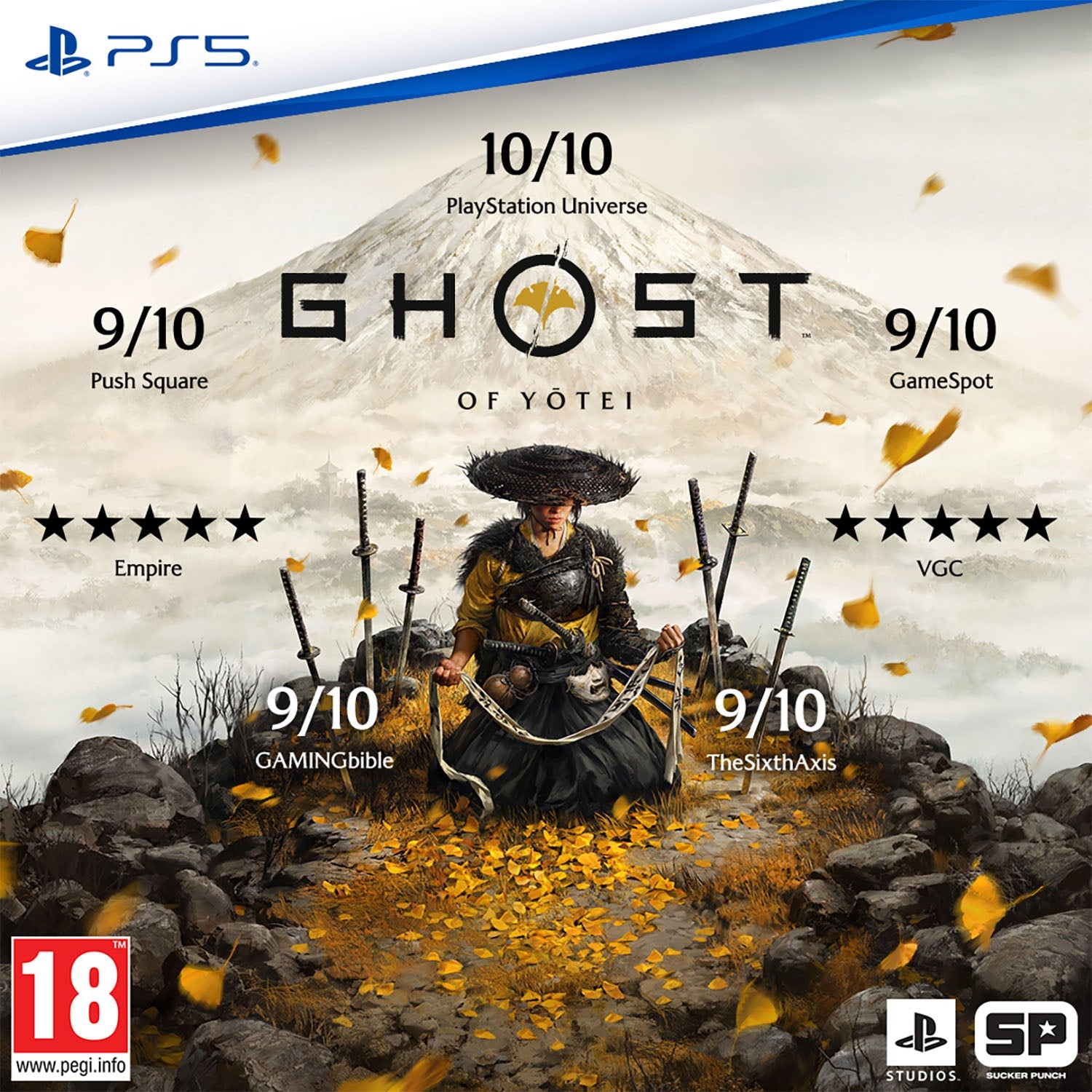 PlayStation®5 Console - Ghost of Yotei™ Gold Limited Edition Bundle (PS5)