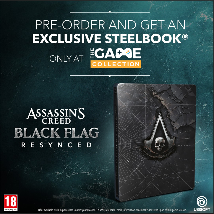 Assassins Creed Black Flag Resynced with TGC Exclusive Steelbook (Xbox Series X)